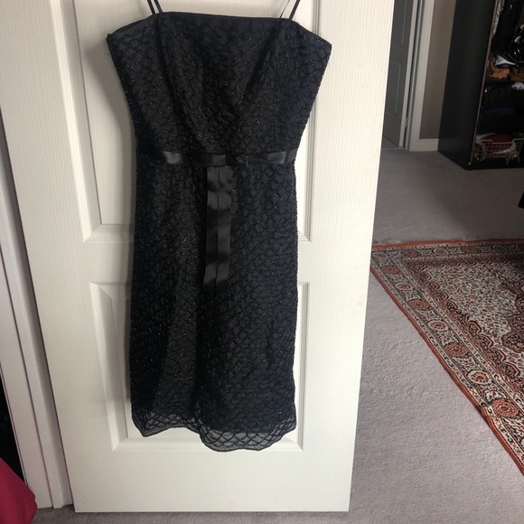 Strapless beaded dress by Laundry: stunning! Vintage - Picture 8 of 8